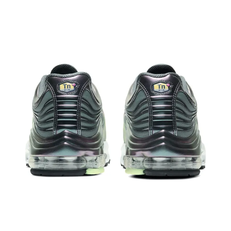 Nike Air Max Plus Running Shoes Unisex Low-Top Gray/Green/Purple-4