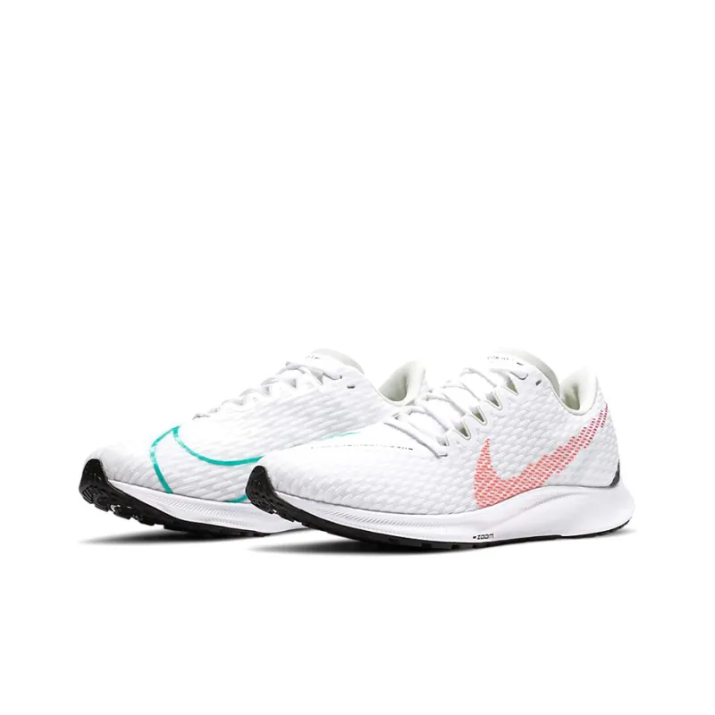 Nike Zoom Rival Fly 2 Cushioning Anti-Slip And Wear-Resistant Low-Top Running Shoes Women's White Green Red-2