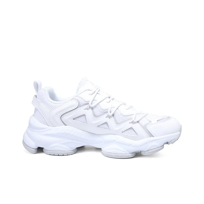 PEAK Low Top Running Shoes Men's White Gray-1