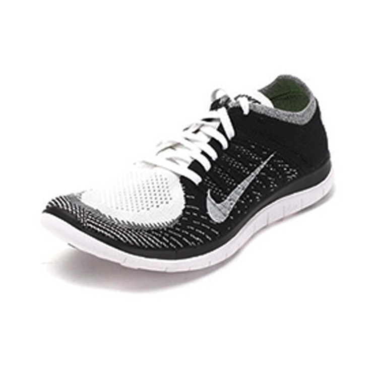 Nike Free 4.0 Flyknit White Black POIZON