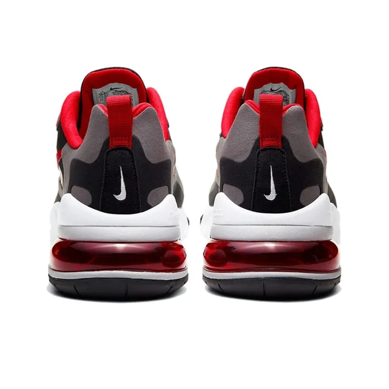 Nike Air Max 270 React Black Iron Grey University Red-3