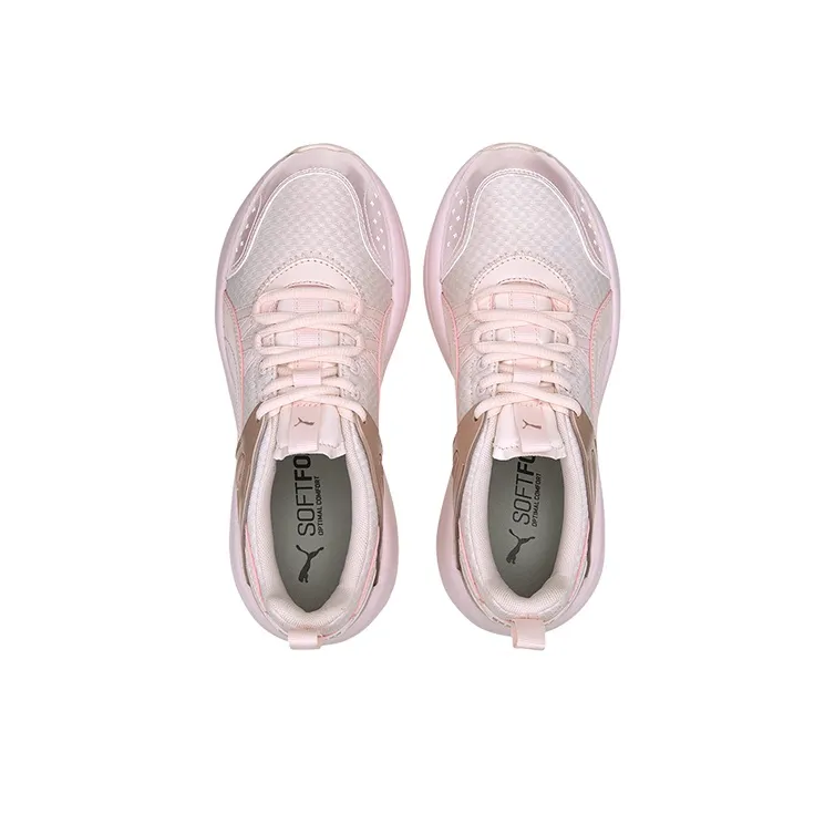 PUMA Nuage Run Running Shoes Women's Low-Top Pink/Rose Gold-2