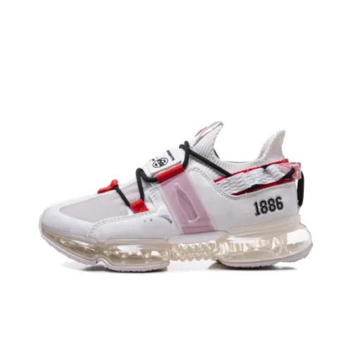 ANTA X Coca Cola Running Series Sneakers 'White Black Red' Women's