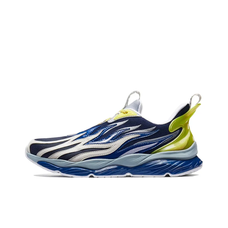 XTEP Flowing Spirit Cushioned Slip-Resistant Low-Top Running Shoes Men's Orchid Purple-0