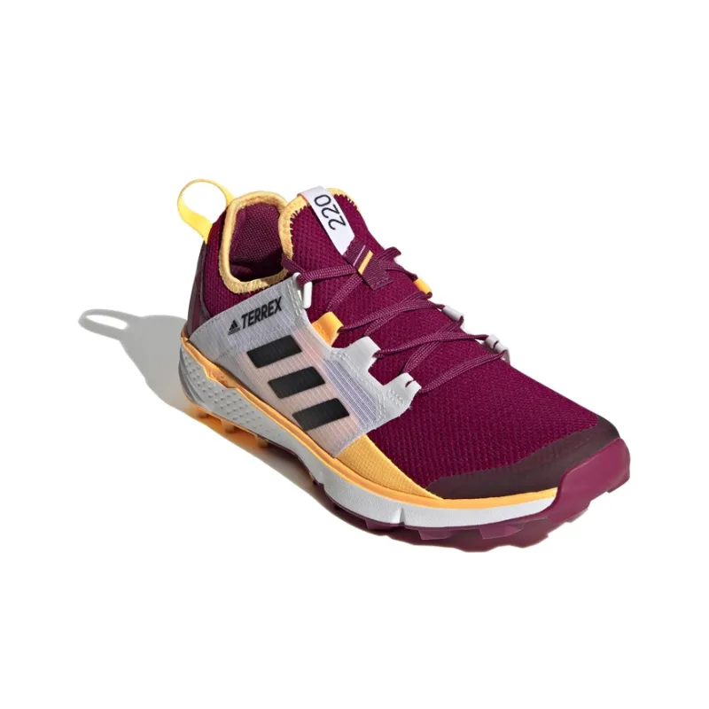 Adidas Terrex Speed Ld Trail Low-Top Running Shoes Women's Red Yellow White-2