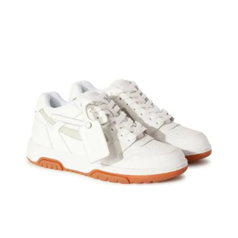 OFF WHITE Out Of Office Low Top Sneaker 'White Brown' Women's-2