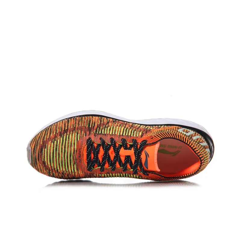 LiNing Cloud 4 Cushioned Anti-Slip Wear-Resistant Breathable Lightweight Low-Top Running Shoes Unisex Orange-2