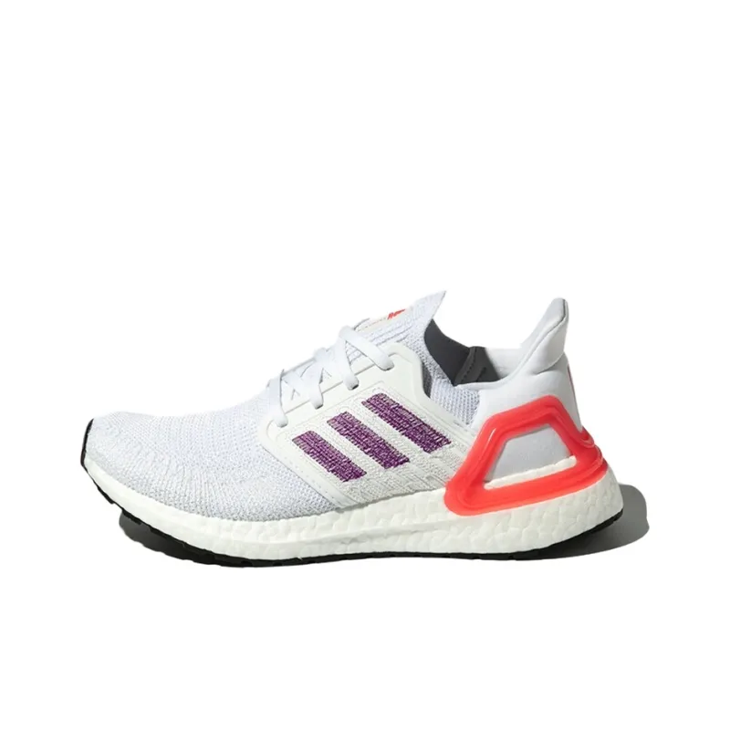 Adidas UltraBoost 20 'White Purple Crimson' Women's-0