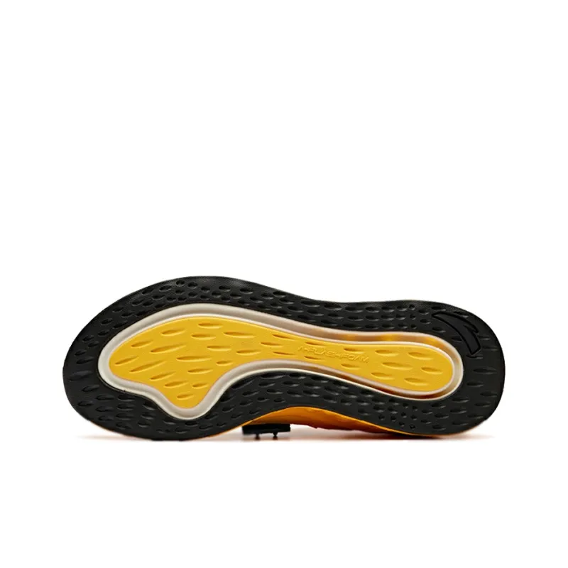 Anta Cushioning Low Top Running Shoes Men's National Flag Yellow-4