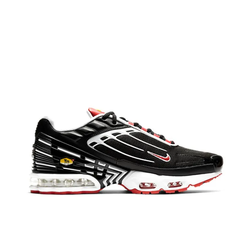 Nike Air Max Plus 3 Black White Track Red-1
