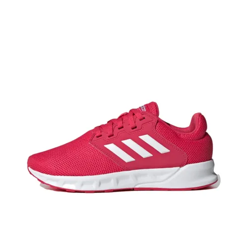 Adidas Neo Showtheway Running Shoes Women's Low-Top Red