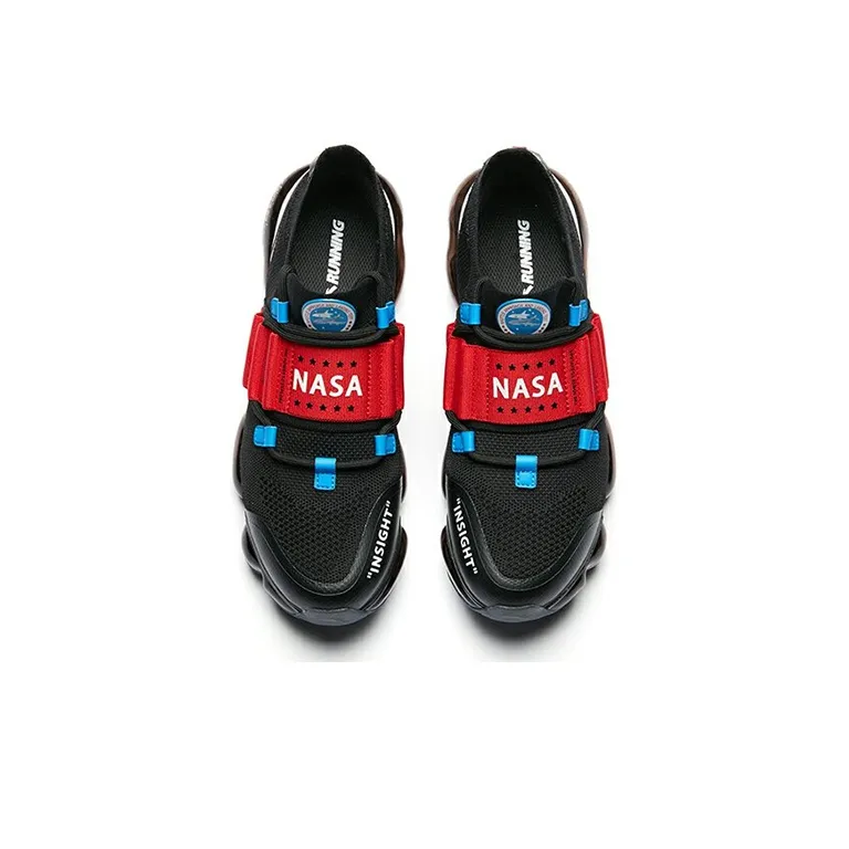 Anta NASA Collaboration Low Top Running Shoes Women's Black-3