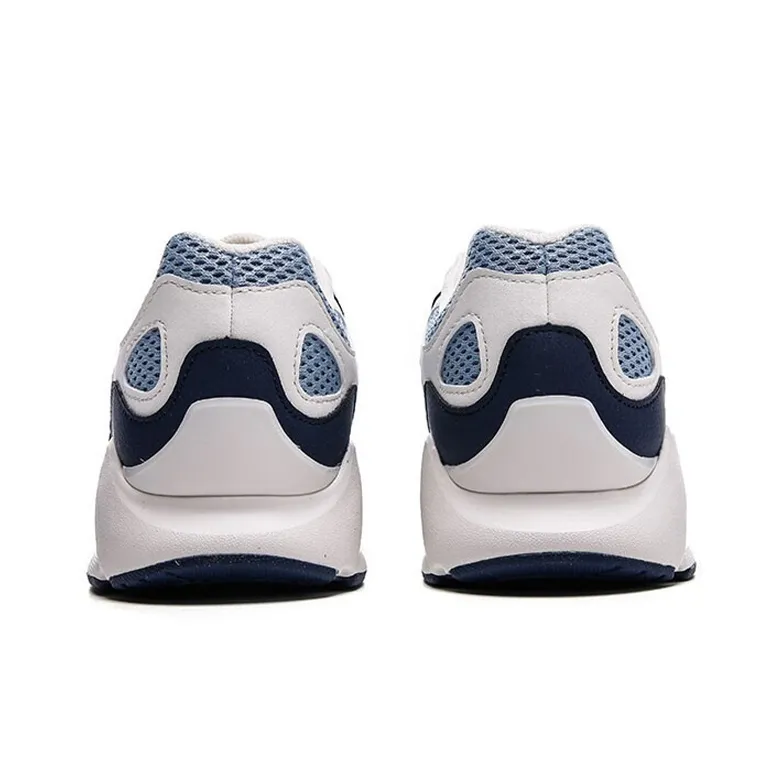 Anta Cushioned Slip Resistant Abrasion Resistant Low Top Running Shoes Men's White Gray-3