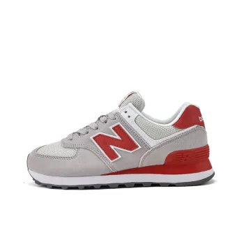 New Balance 574 Series Of Grey Red Women's