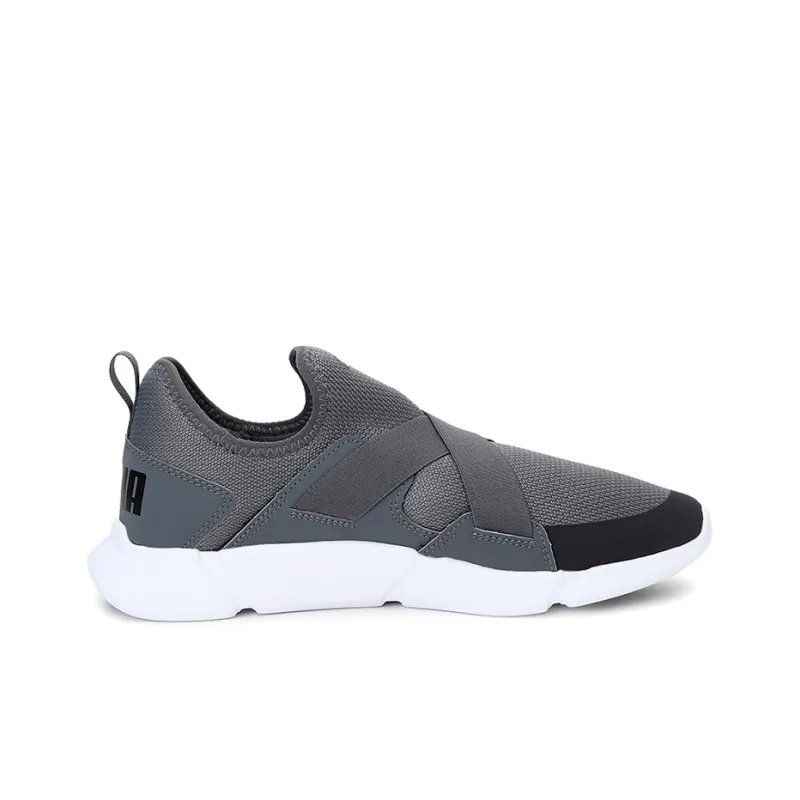 PUMA StriderV1Castlerock Running Shoes Men Low-Top Gray/Black/Vai-1