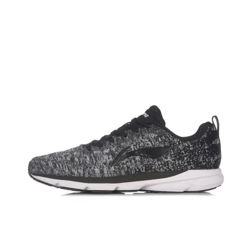 LINING Light Shuttle Running Shoes Unisex Low-Top White/Grey/Black