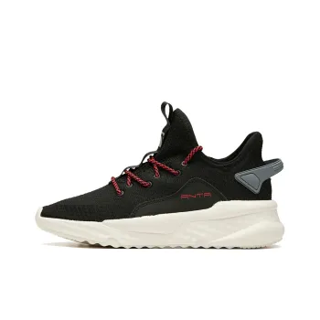 Anta Shock Absorbers With Slip Resistant And Abrasion Resistant Properties Low Top Running Shoes Men's Black