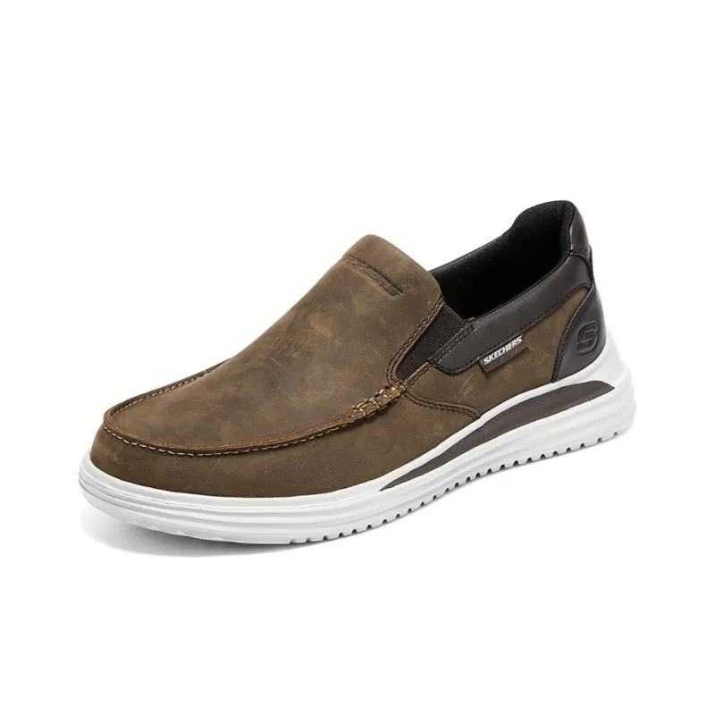 Skechers Lifestyle Men's Casual Shoes Men's Brown White-2