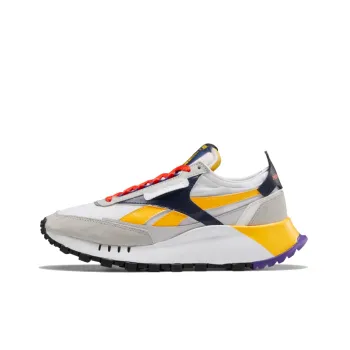 Reebok Classic Leather Legacy Snowy Grey Solar Gold Women's