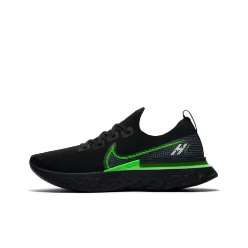 Nike React Infinity Run Flyknit 'Black Green'