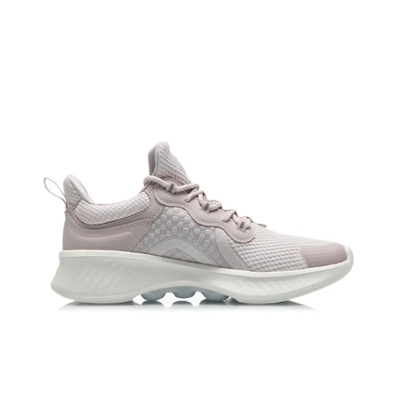 LiNing EazGo Slip Resistant Low Top Running Shoes Women's Light Purple-1