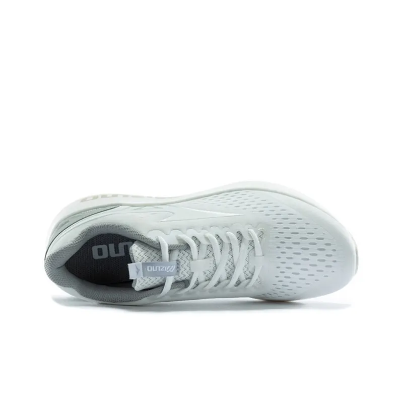 Mizuno Pi Ec Low BreathableRunning Shoes White/Grey-2