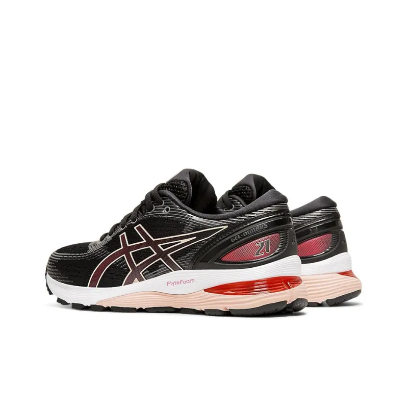 Asics Gel Nimbus 21 'Black Laser Pink' Women's-3