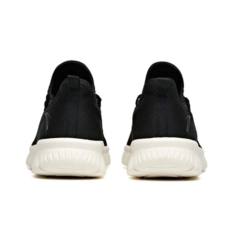 Anta Breathable Low-Top Running Shoes Men's Black White-3