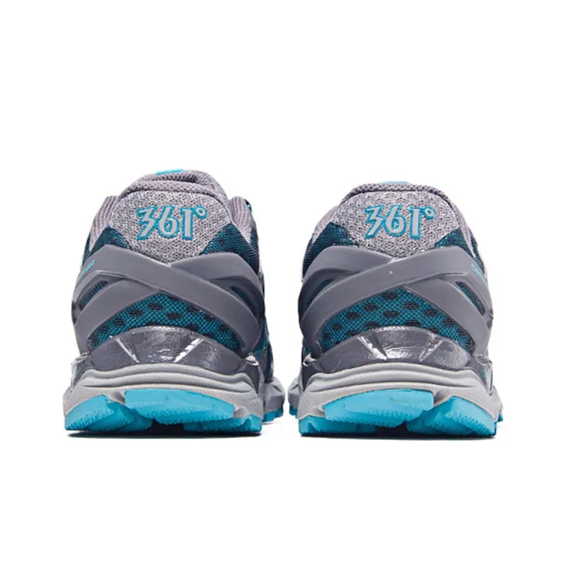 361° Running Shoes Women's Low Top Gray/Blue-3