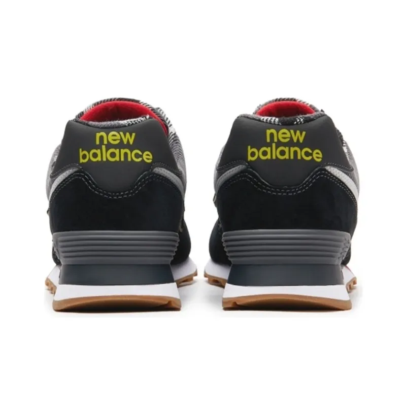 New Balance 574 Black Team Red-3