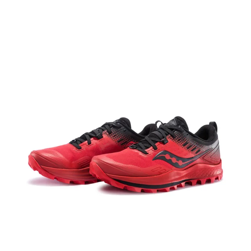 Saucony Cushioned Anti-Slip And Wear-Resistant Lightweight Low-Top Training Running Shoes Men's Red Black-2