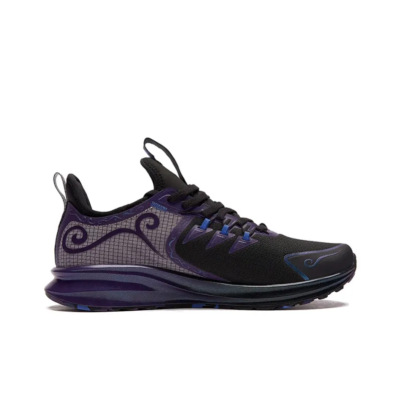 SHENGDOUSHIXINGSHI x 361° Waterproof And Breathable Low Top Running Shoes Men's Black Purple-1