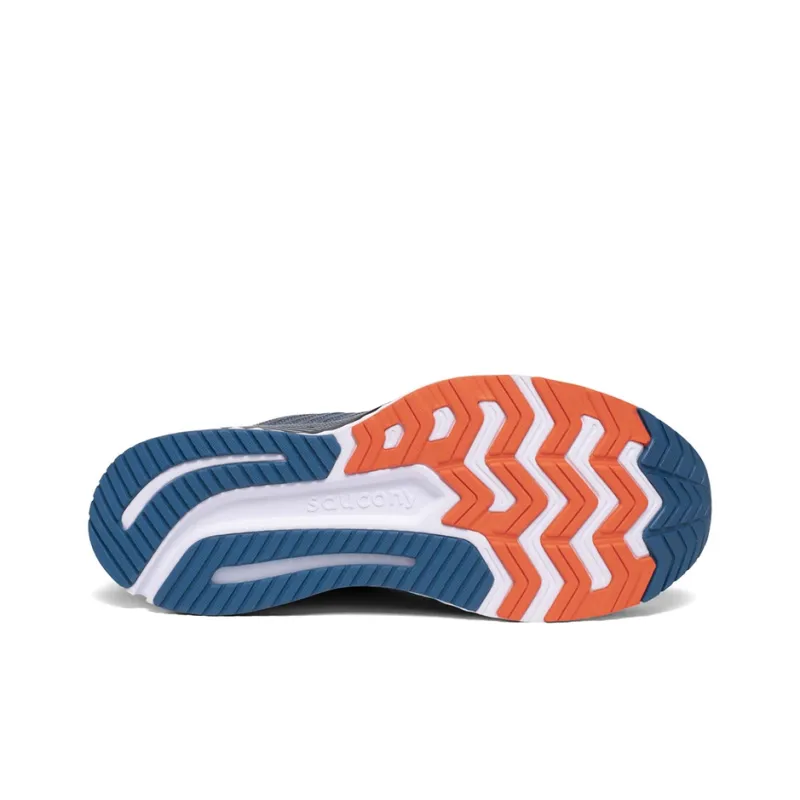 Saucony Guide 13 Cushioning Lightweight Slip-Resistant Support Low-Top Running Shoes Men's Blue Black-4