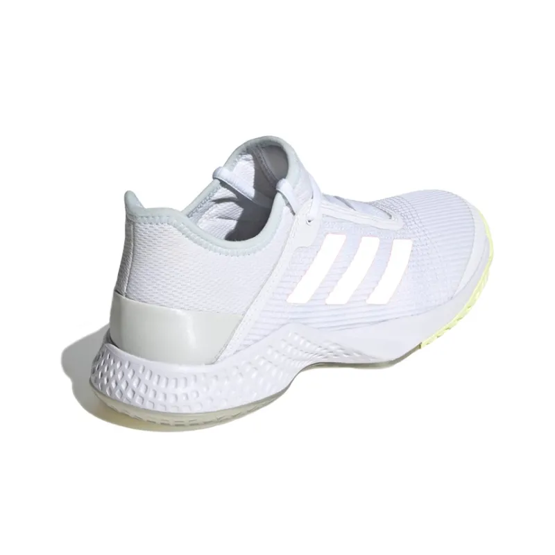 Adidas Adizero Club Slip-Resistant Low-Top Athletic Shoes Women's Gray White Orange-3