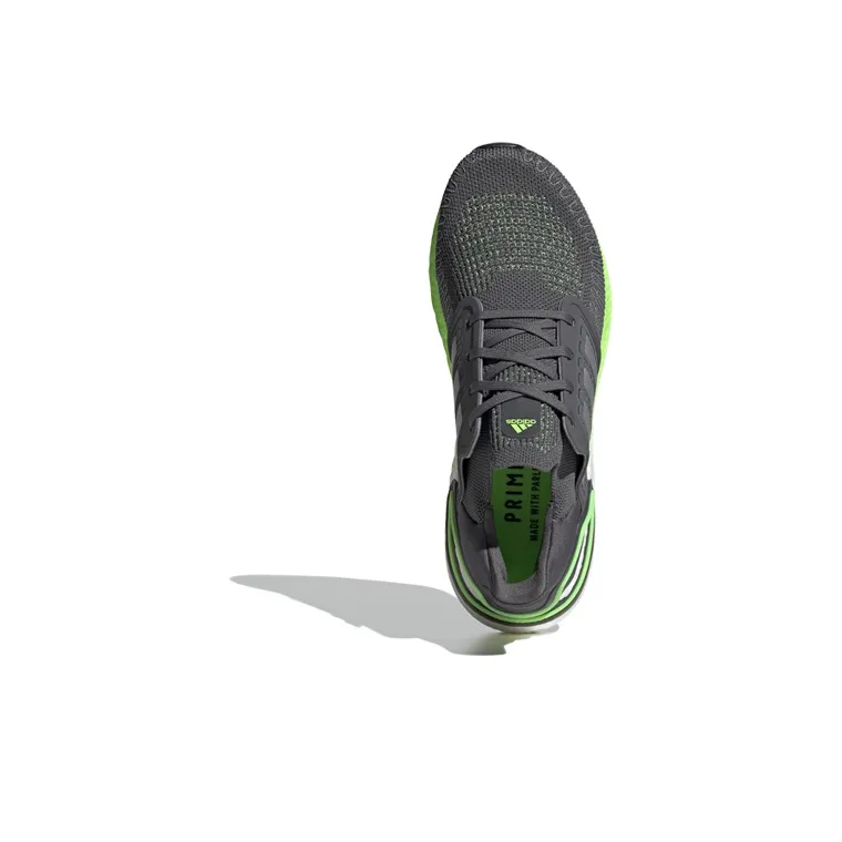 Adidas Ultra Boost 20 'Grey Five Silver Metallic Signal Green-4