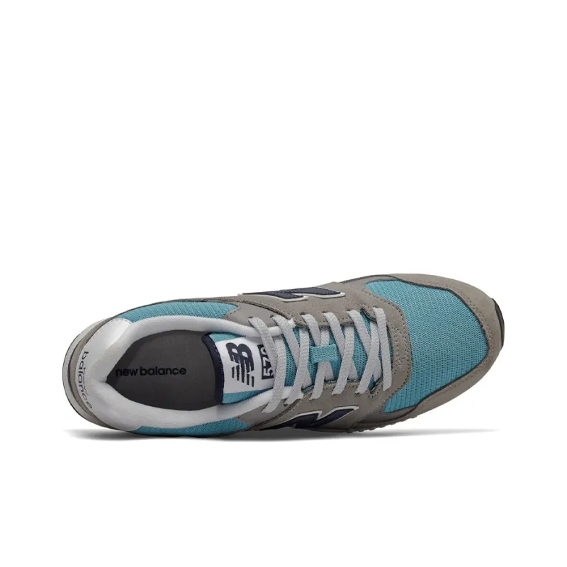 New Balance 570 Lifestyle Shoes Grey/Blue-2