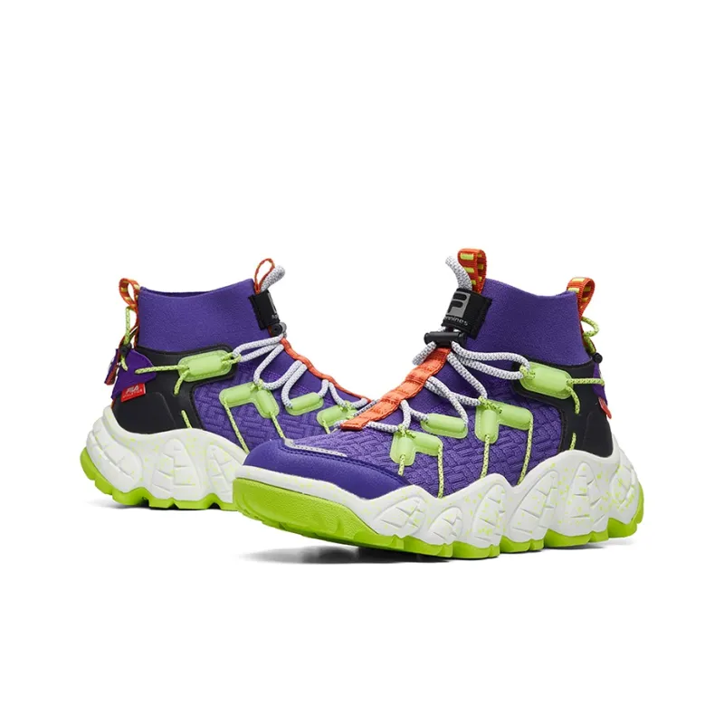 FILA Apennines Hi Top Purple/Green Women's-4