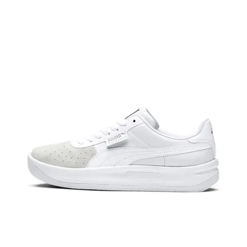 PUMA California Monochrome Running Shoes Women's Low-Top White/Gray