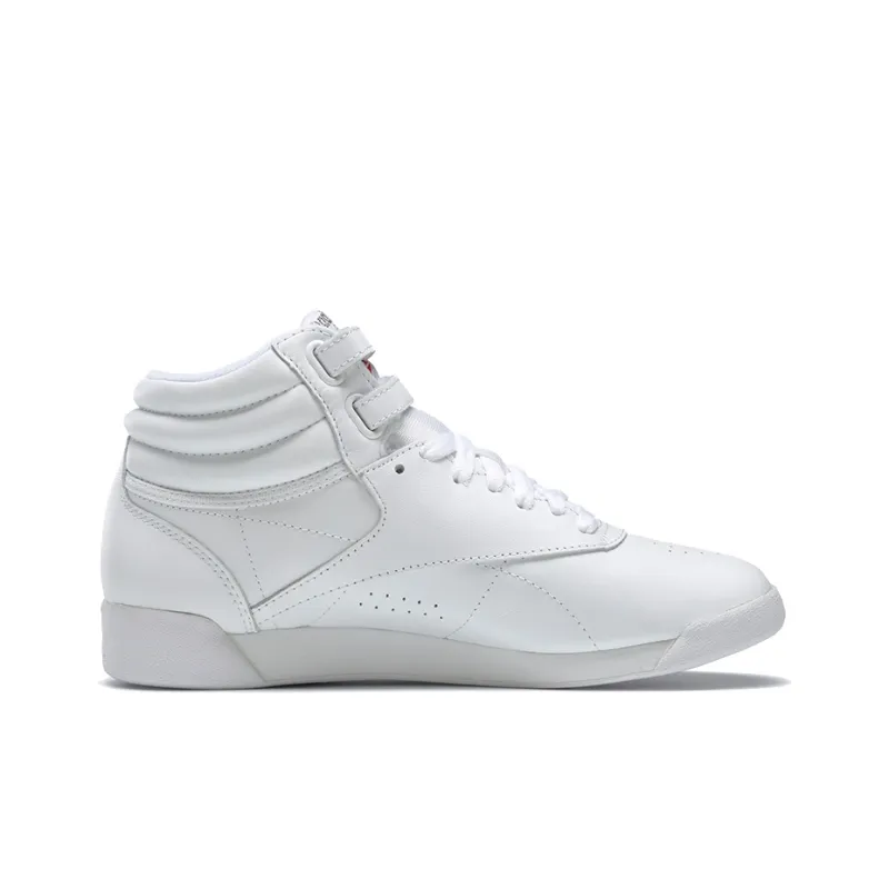 Reebok Freestyle Hi Triple White Women's-1