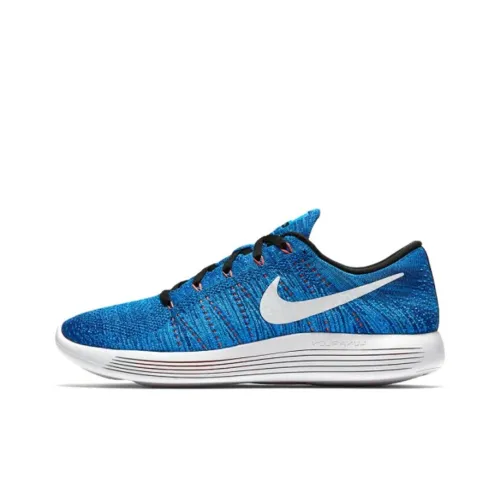 Nike LunarEpic Flyknit Running Shoes Men Low-Top Blue