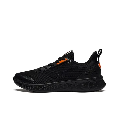 361° NFO Technology Low Top Running Shoes Men's Black Orange
