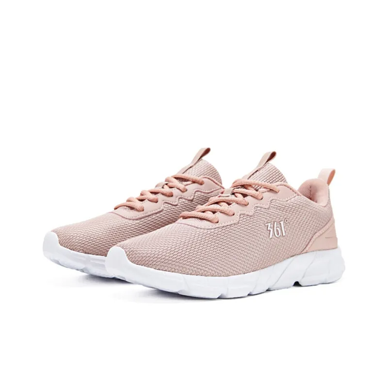 361° Low Top Running Shoes Women's Pink White-1