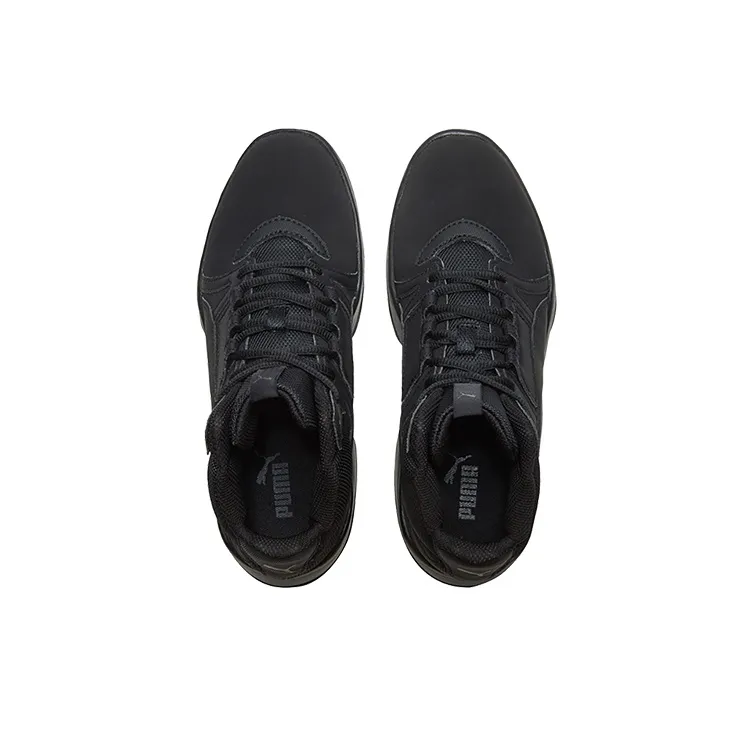 PUMA Rebound Street Black Mid Sneakers-3