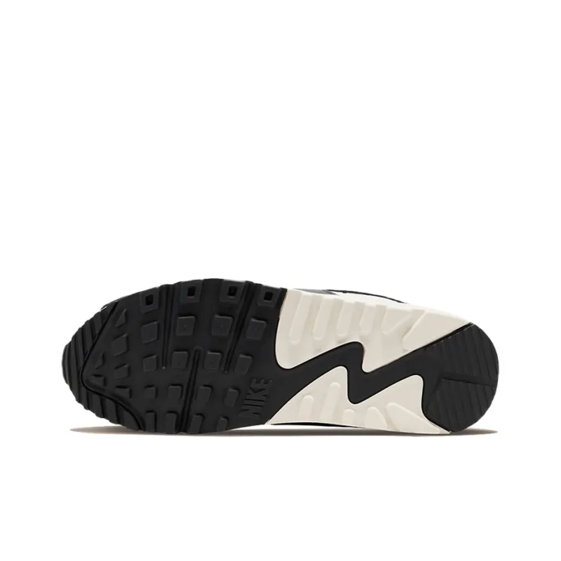 Nike Air Max 90 Black Metallic Gold Summit White Women's-4