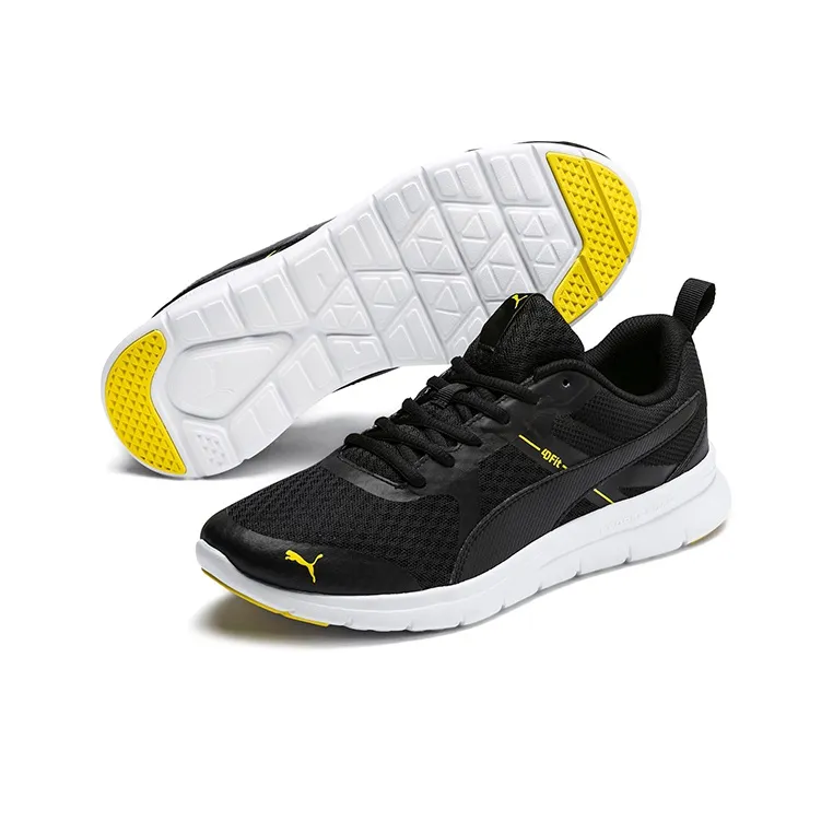 PUMA Flex Essential Black/Yellow-4