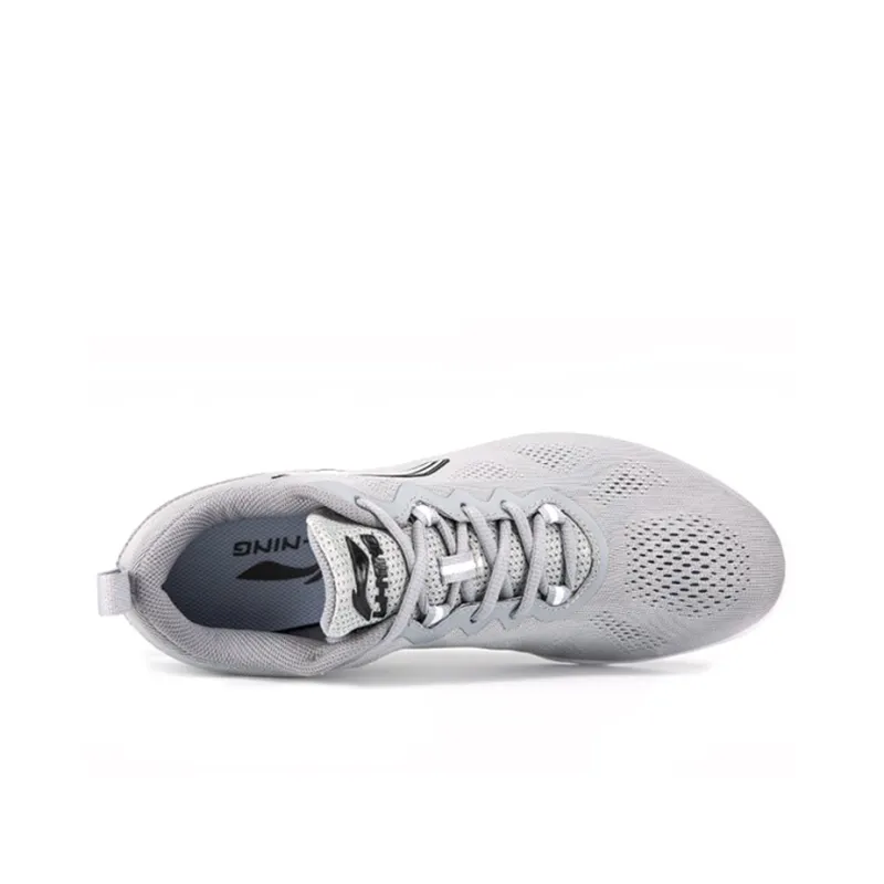 LiNing Skip And Loafer At Your Own Pace Low-Top Running Shoes Unisex Gray White-2
