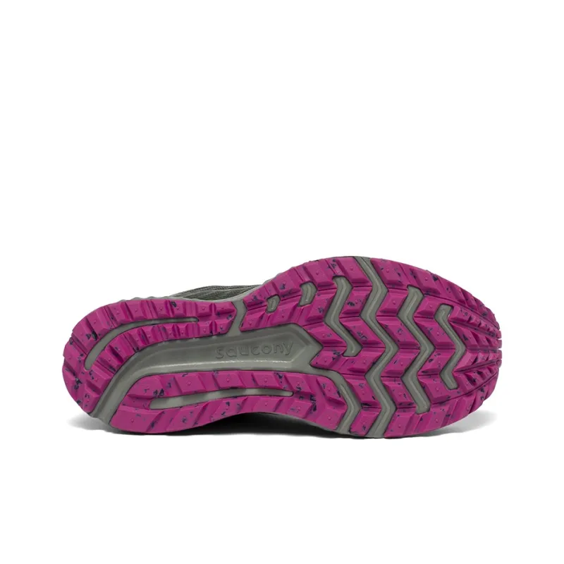 Saucony Guide 13 Cushioned Slip-Resistant Support Lightweight Low-Top Running Shoes Women's Black Purple-4