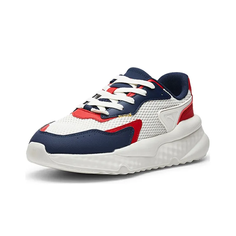 Anta Low Top Running Shoes Men's White Blue Red Casual-2