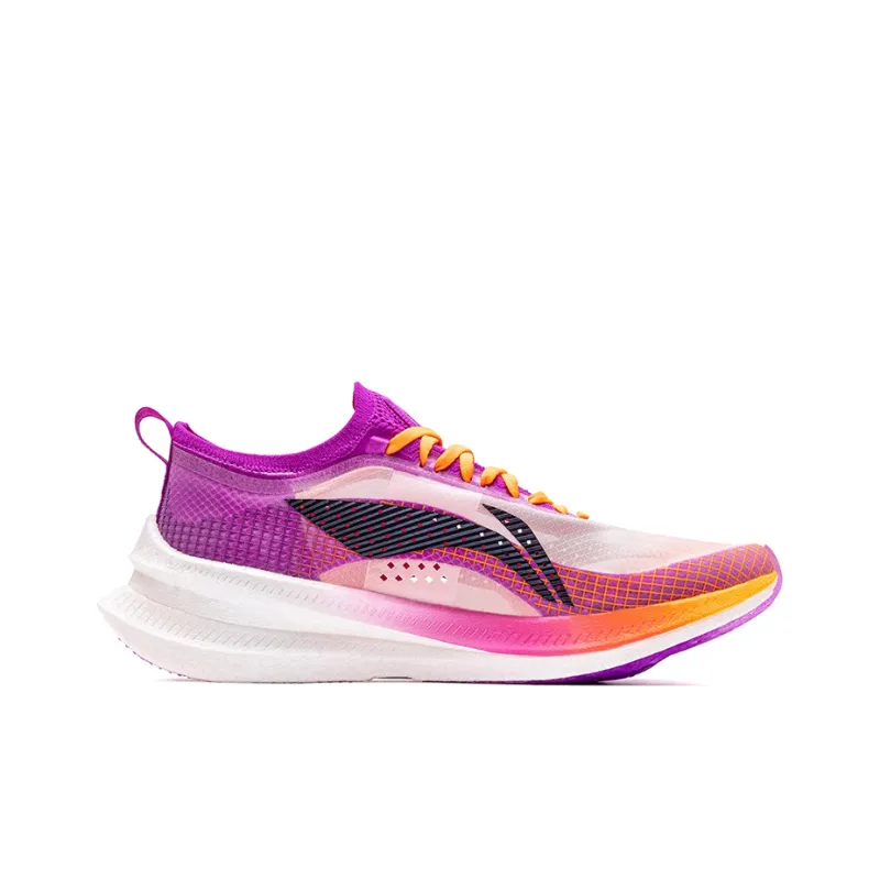 LiNing Feidian 2 Elite Low Top Running Shoes Women's Purple Orange-1