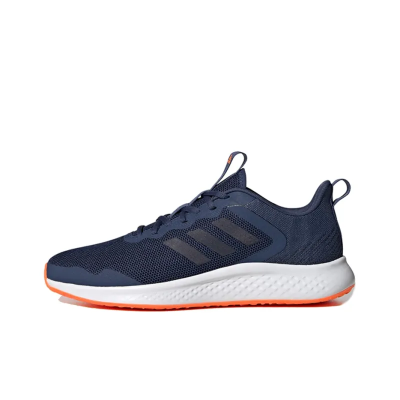 Adidas Fluidstreet Breathable Low-Top Running Shoes Men's Dark Blue Gray-0